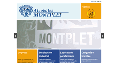 Desktop Screenshot of montplet.es